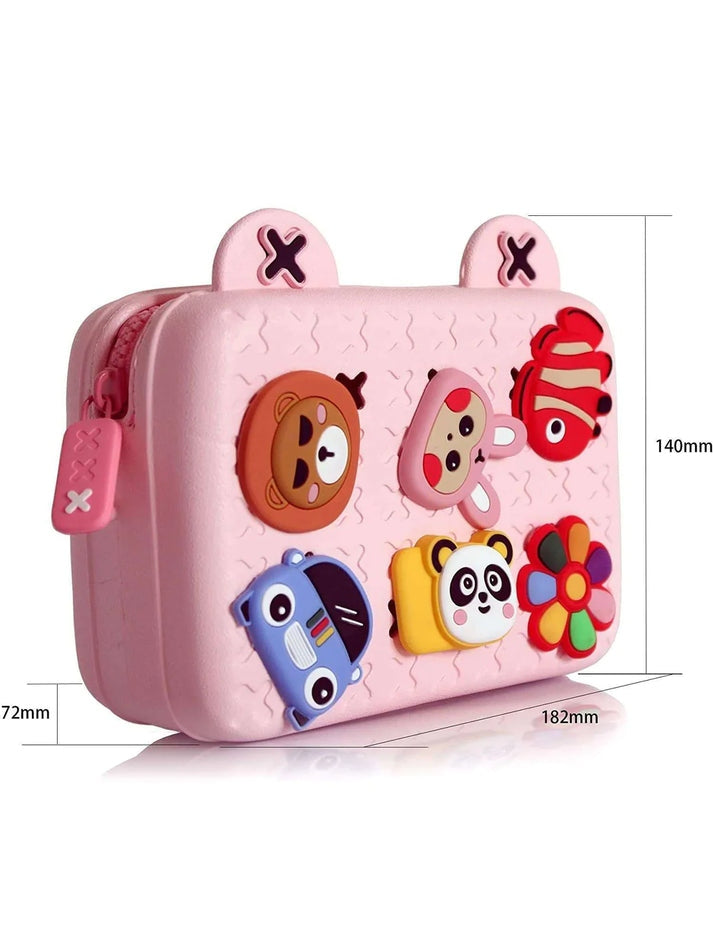 Premium Cartoon Children's Soft Silicone Bag [Yellow, Red]
