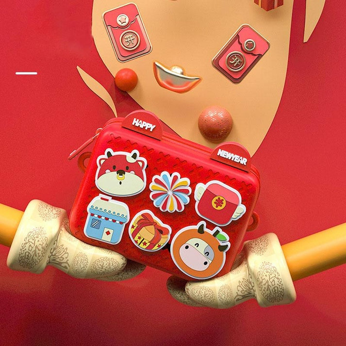 Premium Cartoon Children's Soft Silicone Bag [Yellow, Red]
