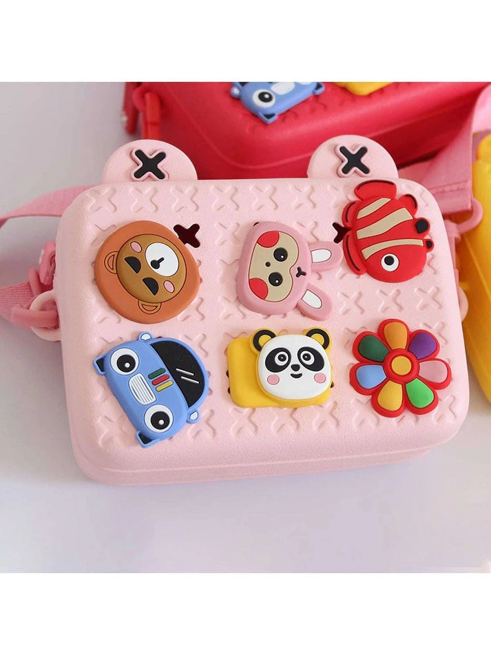 Premium Cartoon Children's Soft Silicone Bag [Yellow, Red]