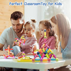 Premium Magnetic Building Stick For Kids Early Learning & Development