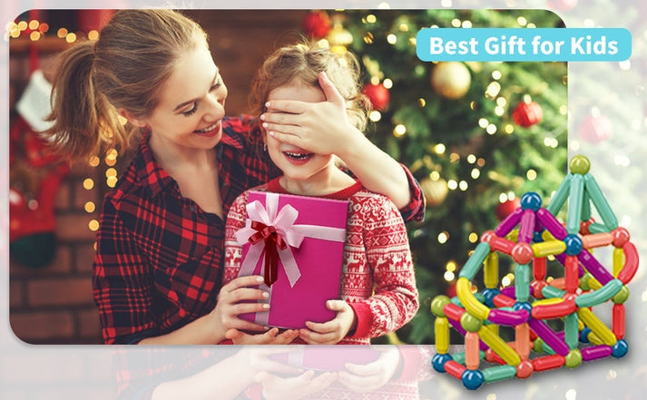 Premium 64 Magnetic Building Stick For Kids Early Learning & Development