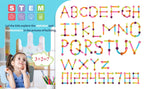 Premium 64 Magnetic Building Stick For Kids Early Learning & Development