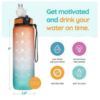 Premium Motivational Water Bottle
