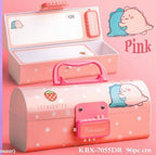 Premium Unicorn School Kids Pencil Box with Lock