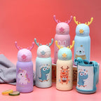 Stainless Steel Kids Antlers Bottle Thermos With Bonus Carry Bag 500ML