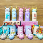 Stainless Steel Kids Antlers Bottle Thermos With Bonus Carry Bag 500ML