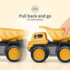 TOYS 6-piece metal engineering construction vehicle toy set