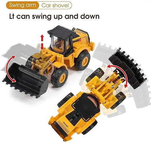 TOYS friction-powered construction excavator toy