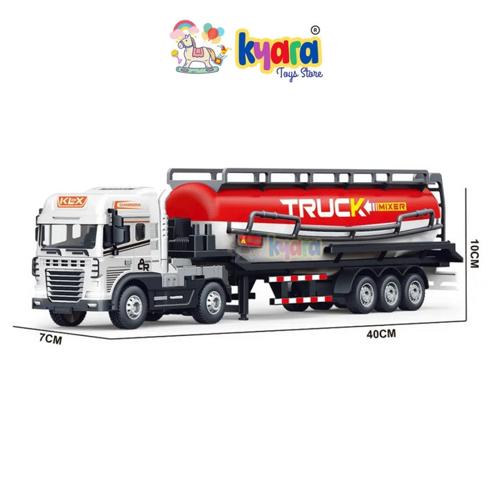 TOYS 1:24 Scale Diecast Alloy Oil Tanker Truck