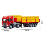 TOYS 1:24 Scale Diecast Truck and Trailer Set