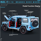 Mercedes-benz G800 1:18 Scale Model Diecast Metalcar - All Size