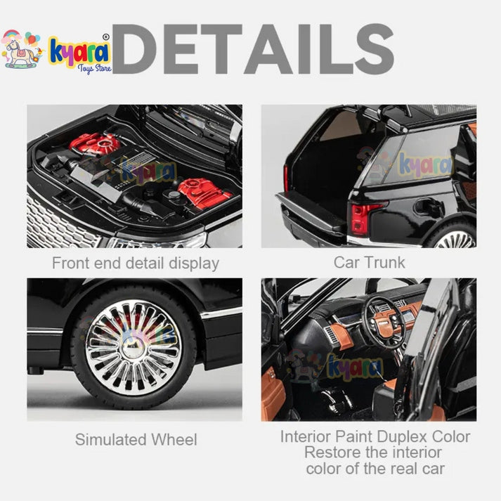 Range Rover 1:18 diecast scale model car collectible | Assorted Colors