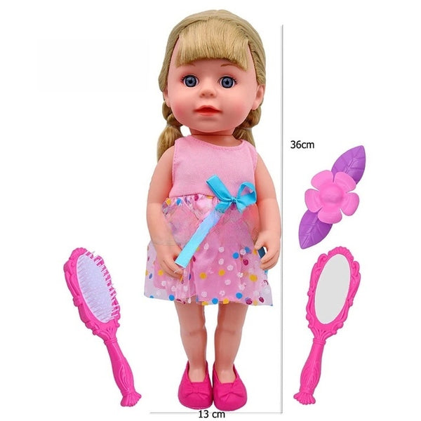 BIG SIZE BEAUTIFUL FASHION DOLL FOR GIRLS, FASHIONABLE DOLL WITH ACCESSORIES FOR GIRLS ( MULTI COLOR )