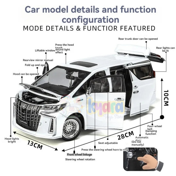 Toyota Alphard 1:18 diecast scale model car collectible