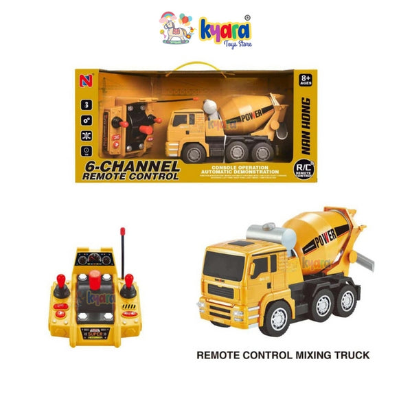 TOYS 1:24 Scale Diecast Remote Control Mixing Truck