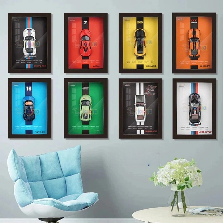 BUGATTI 3D Diecast Car Frame