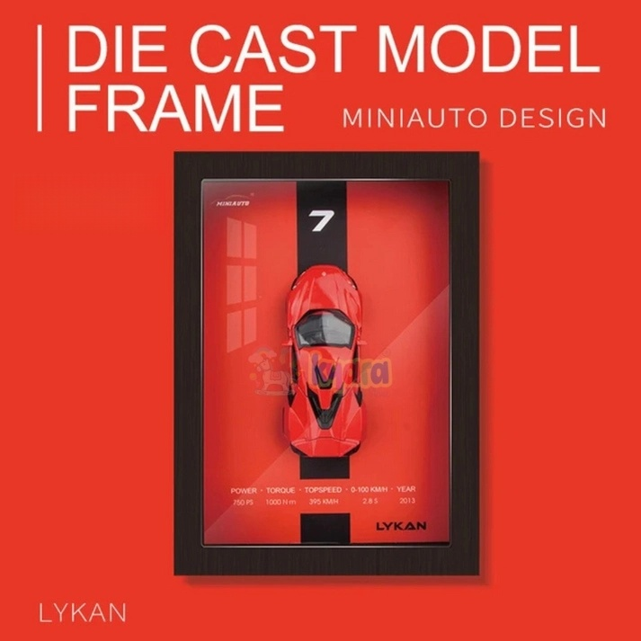 LYKAN 3D Diecast Car Frame