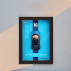 BUGATTI 3D Diecast Car Frame