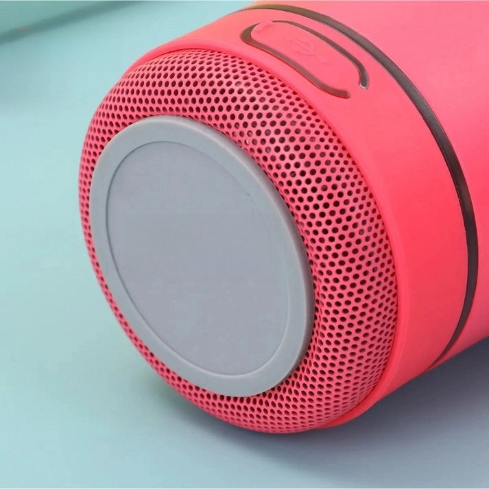 4 IN 1 14OZ STAINLESS STEEL VACUUM INSULATED DRINKING CUP BEER KEEP COLD MUG BLUETOOTH WIRELESS SPEAKER TUMBLER MUSIC COFFEE MUG