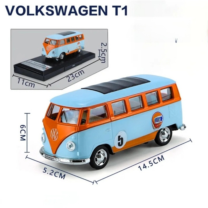 Volkswagen Classic T1 Bus Diecast Scale Model