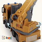 Remote Control Crane Truck Toy – 7 Channel 1:24 RC Construction Vehicle