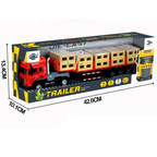 TOYS 1:24 Scale Diecast Truck and Trailer Set