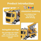Remote Control Crane Truck Toy – 7 Channel 1:24 RC Construction Vehicle
