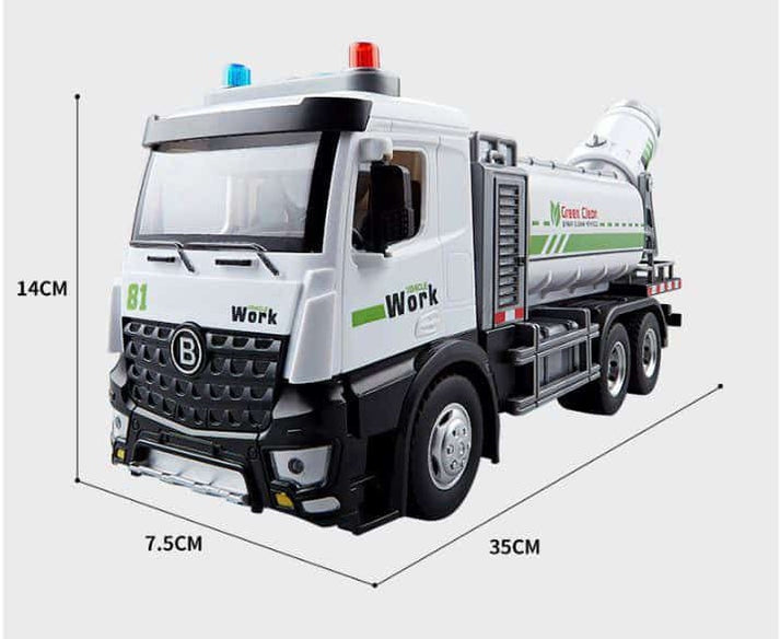 Green Clean Fog Truck Toy – Disinfection-Style Vehicle Toy for Kids
