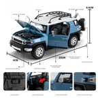 Toyota Fj Cruiser 1:24 Diecast Scale Model Car