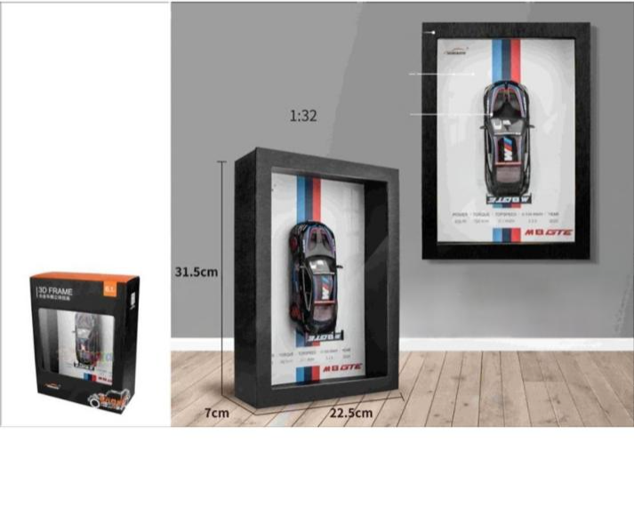 BMW M8 3D Diecast Car Frame