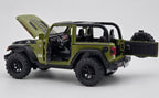 Jeep Wrangler Rubicon 3 Door 1:32 Removable Top diecast scale model car collectible