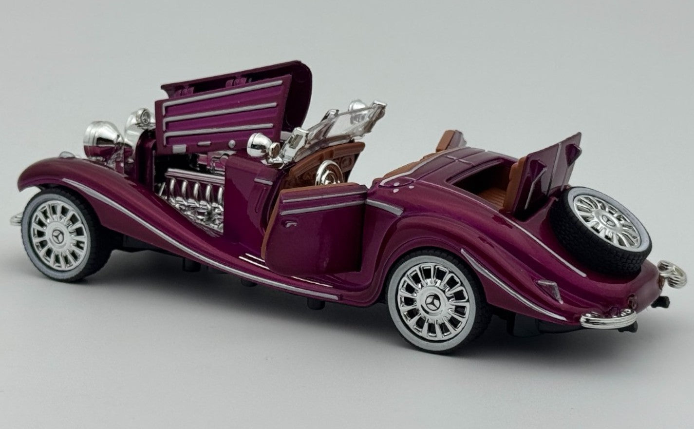 1936 Mercedes Benz 500K 1:32 Roadster diecast scale model car collectible