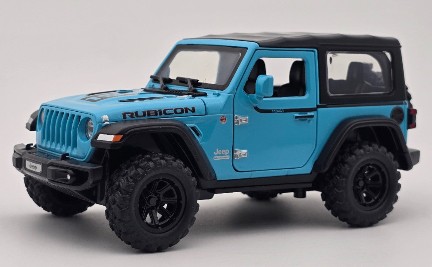 Jeep Wrangler Rubicon 3 Door 1:32 Removable Top diecast scale model car collectible