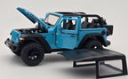 Jeep Wrangler Rubicon 3 Door 1:32 Removable Top diecast scale model car collectible
