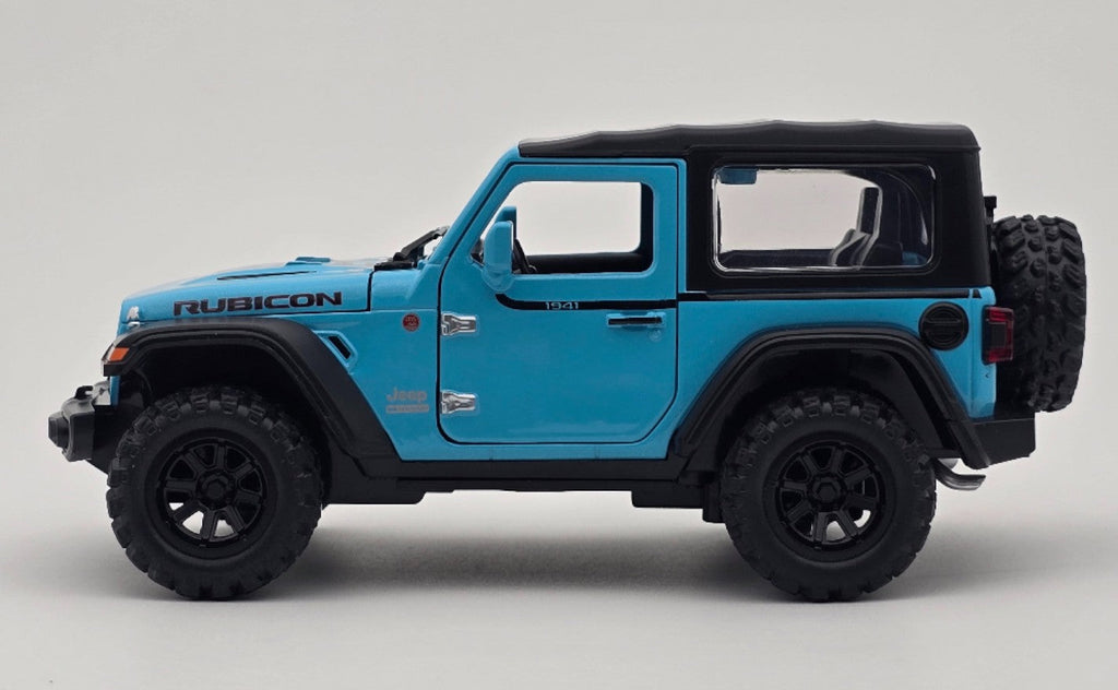 Jeep Wrangler Rubicon 3 Door 1:32 Removable Top diecast scale model car collectible