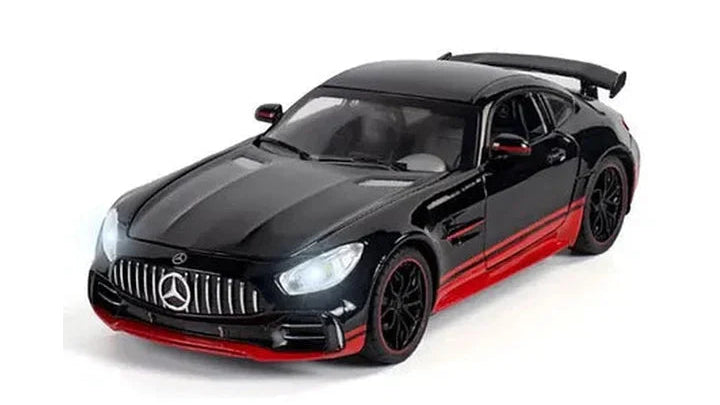 Die Cast Mercedes BENZ AMG GTR Pull Back Toy Car - Scale 1:24