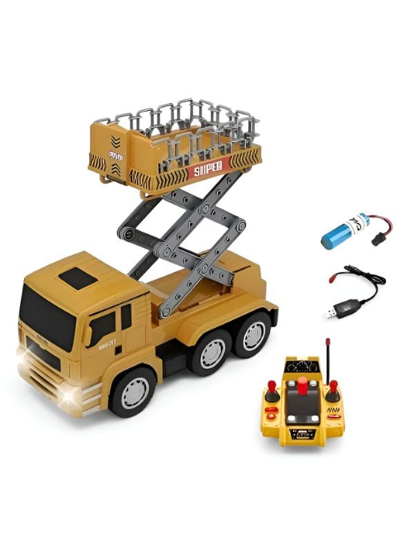 Remote Control Stairlift Elevator Rescue Crane Truck for Kids