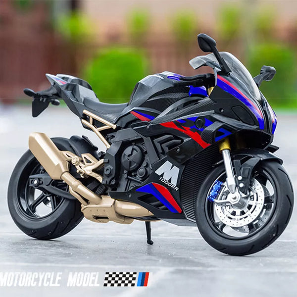 BMW S1000RR 1:9 Scale Model Bike – Collectible Motorcycle Replica, Die-Cast Display