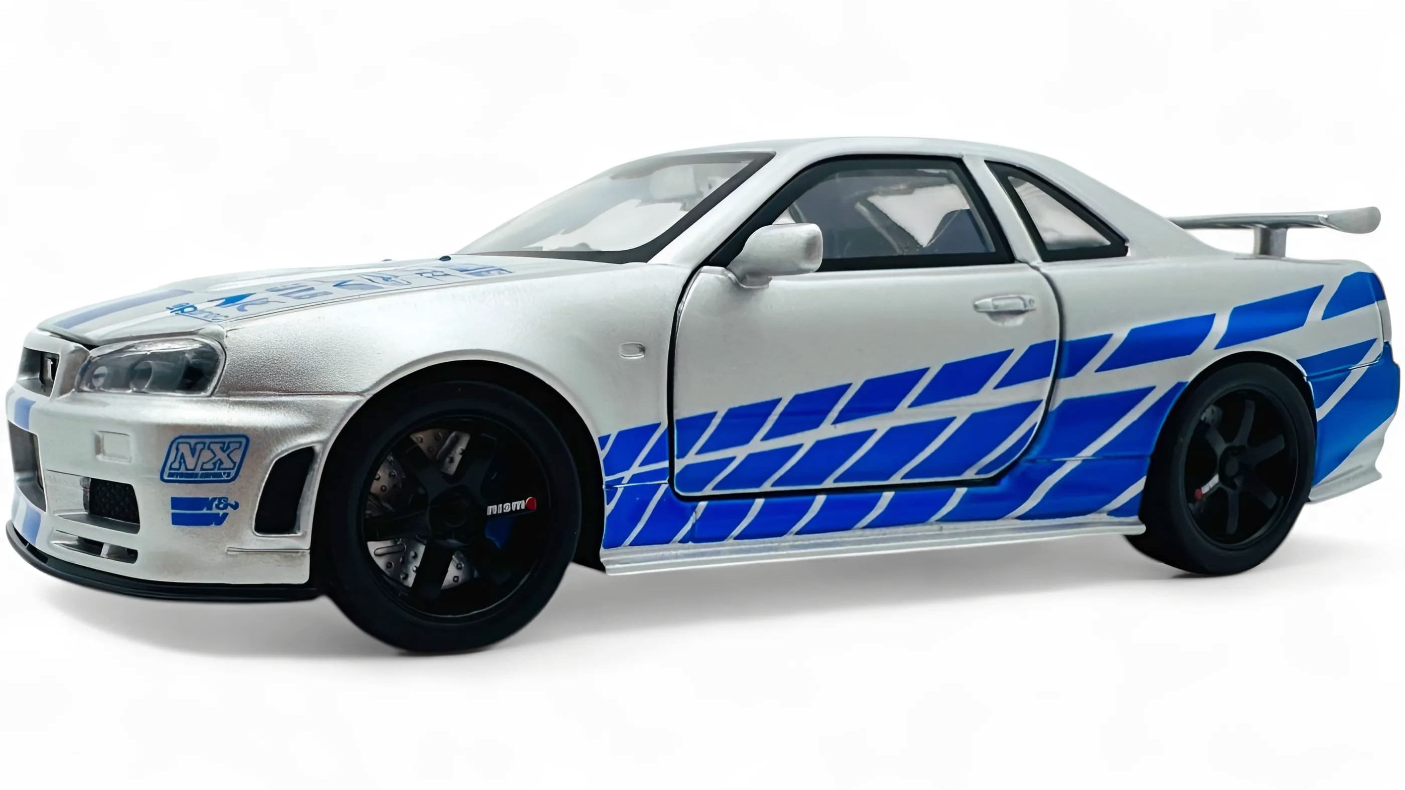 Nissan Skyline R34 GT-R 1:24 diecast scale model car collectible - Multicolor