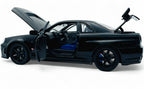 Nissan Skyline R34 GT-R 1:24 diecast scale model car collectible - Multicolor