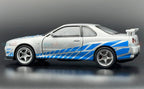 Nissan Skyline R34 GT-R 1:24  diecast scale model car collectible | Assorted Colors