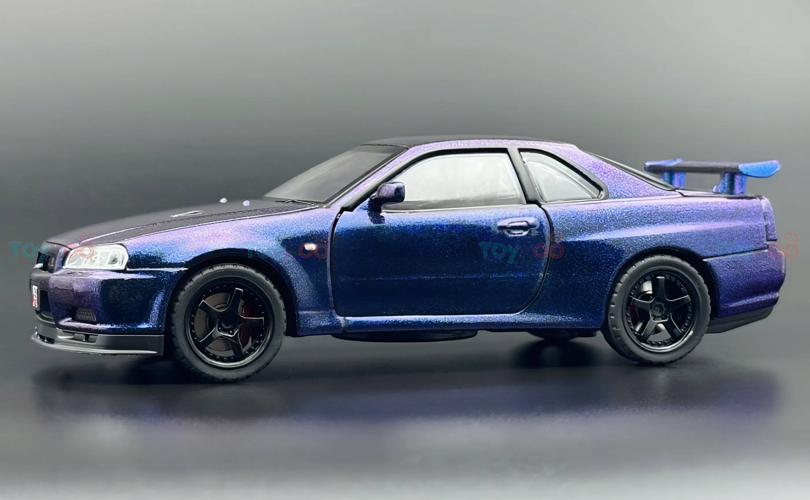 Nissan Skyline R34 GT-R 1:24  diecast scale model car collectible | Assorted Colors
