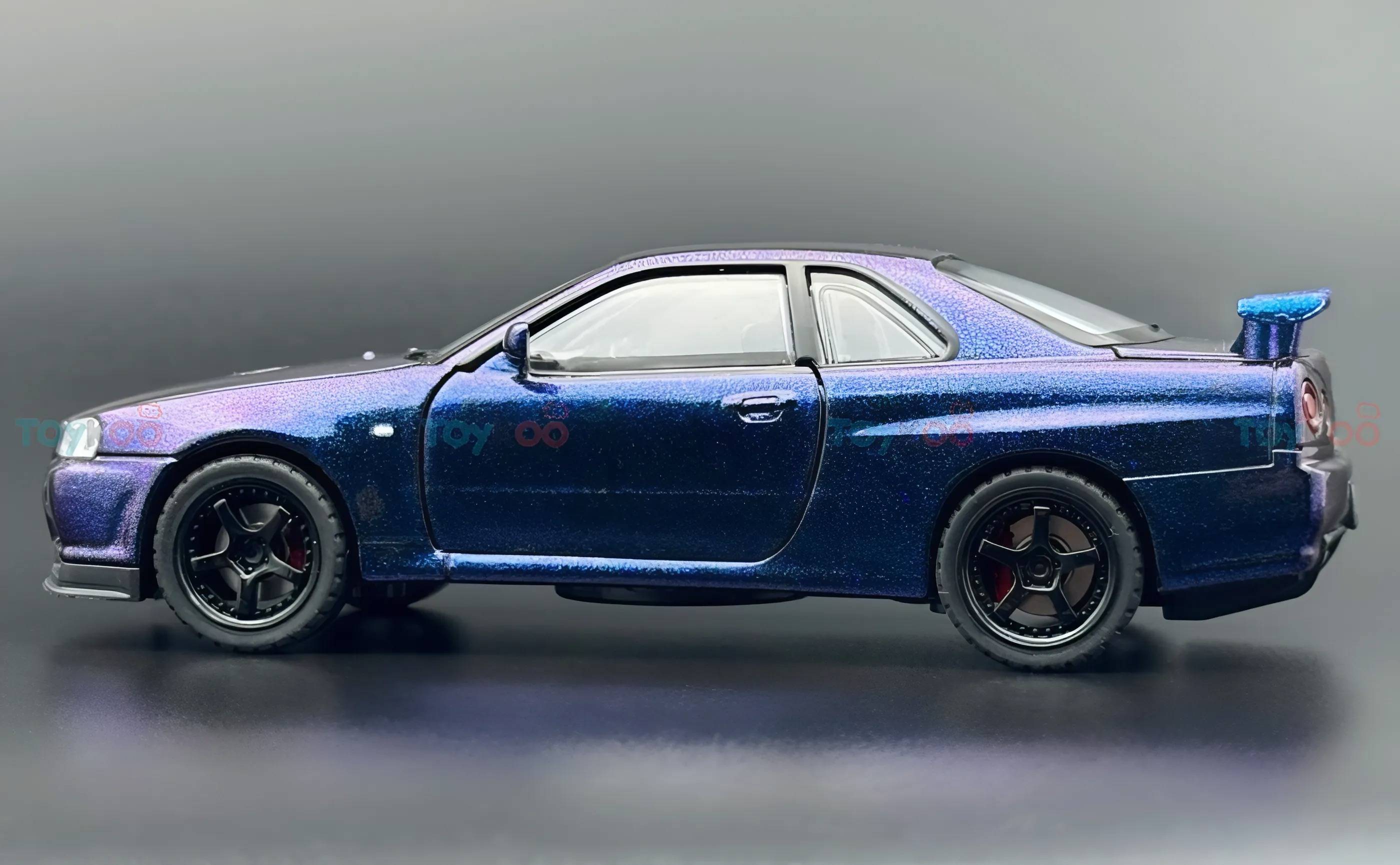 Nissan Skyline R34 GT-R 1:24  diecast scale model car collectible | Assorted Colors