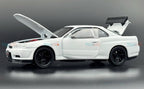 Nissan Skyline R34 GT-R 1:24  diecast scale model car collectible | Assorted Colors