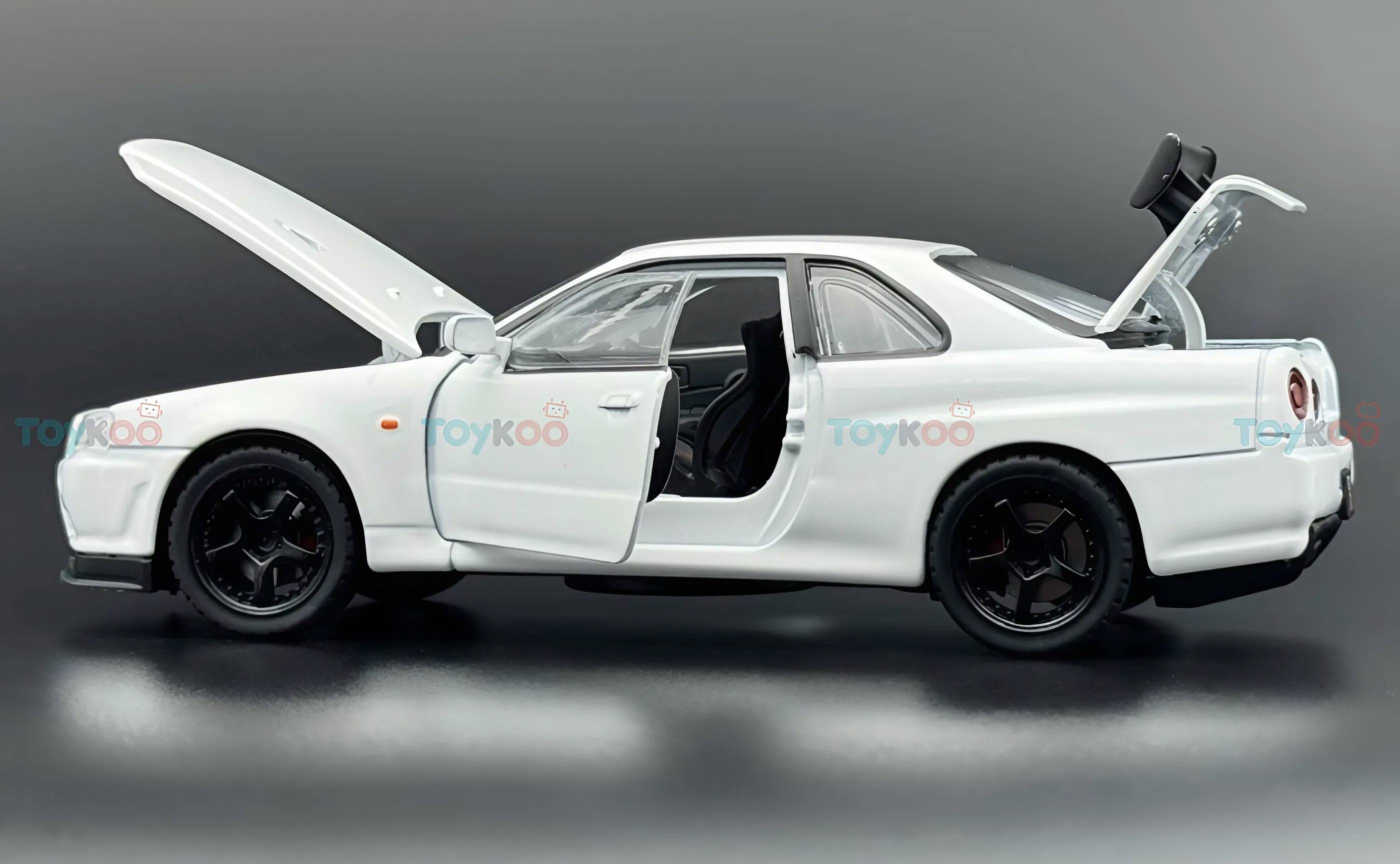 Nissan Skyline R34 GT-R 1:24  diecast scale model car collectible | Assorted Colors