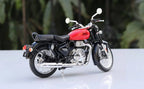 Royal Enfield Classic 350 Signals Sandstorm 1:15 licensed die-cast scale model bike & 2 Extra Tanks