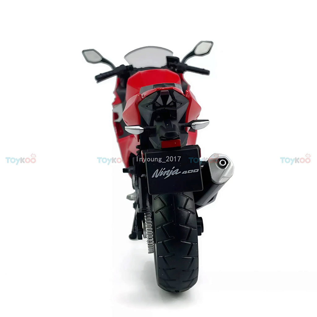 Kawasaki Ninja 400 Red 1:12 CCA licensed diecast scale model bike collectible