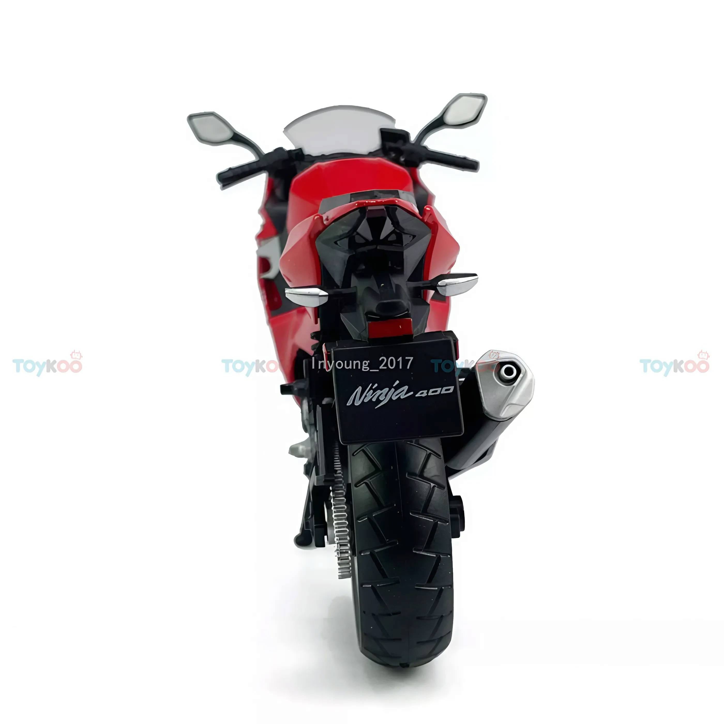 Kawasaki Ninja 400 Red 1:12 CCA licensed diecast scale model bike collectible