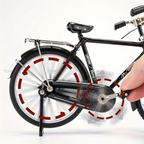 Classic Bicycle Metal Scale Model Diecast Miniature Collection with accessories